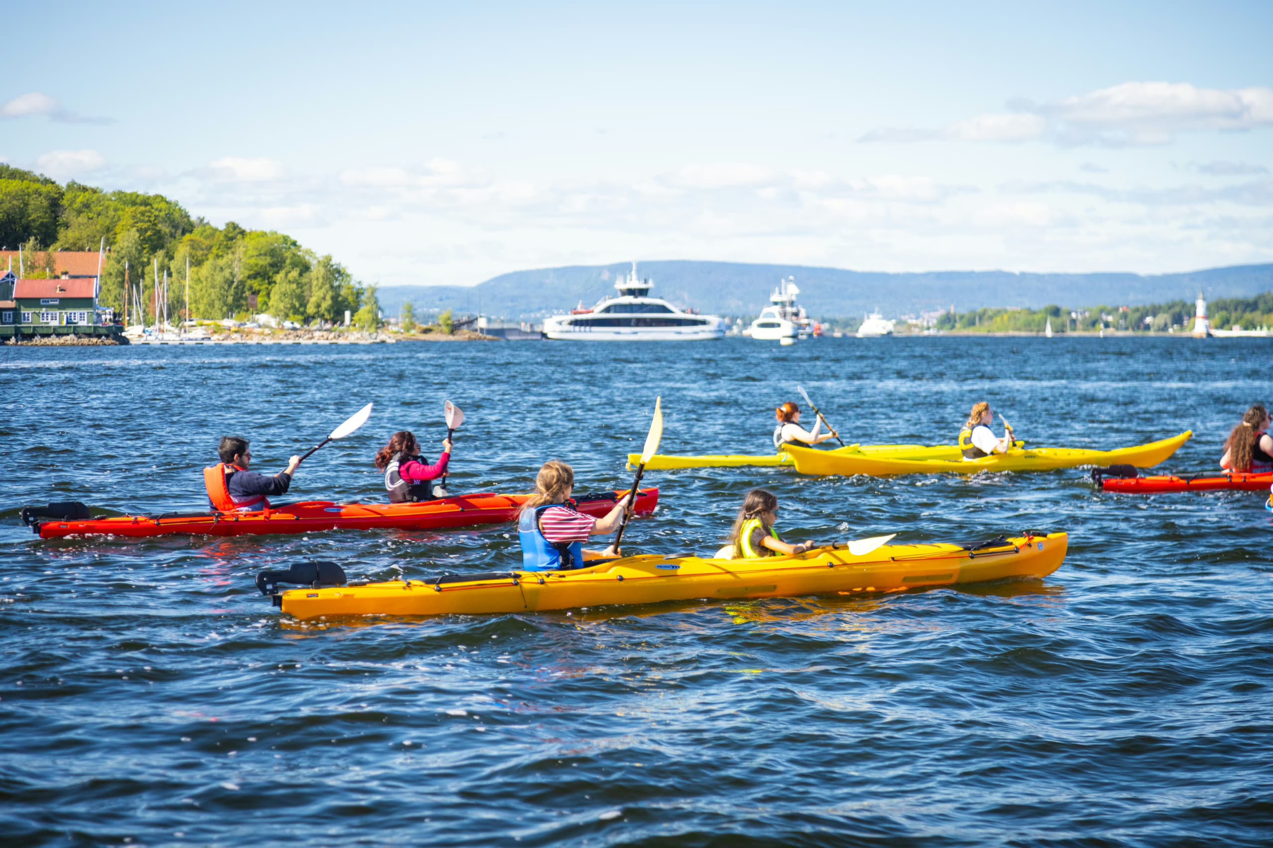 Kajakktur på Oslofjorden